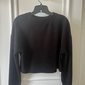 Black Cropped Sweater
